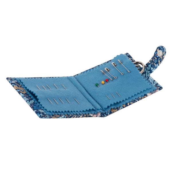 Blue Floral Needle Case