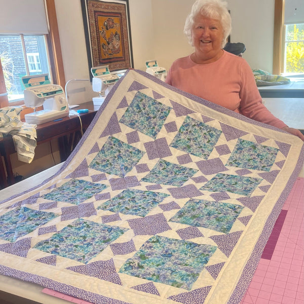 3 yard lap quilt top class