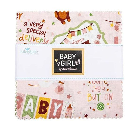 Baby Girl - 42pcs - 5" Squares