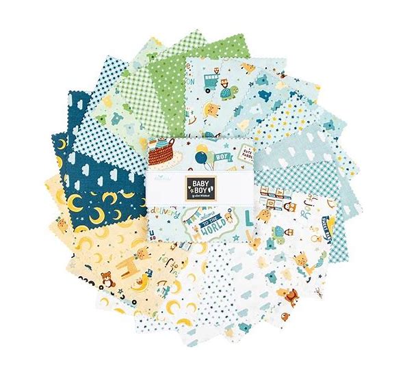 Baby Boy - 42pcs - 5" Squares