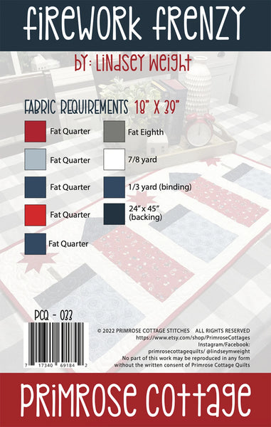 Firework Frenzy - Table Runner