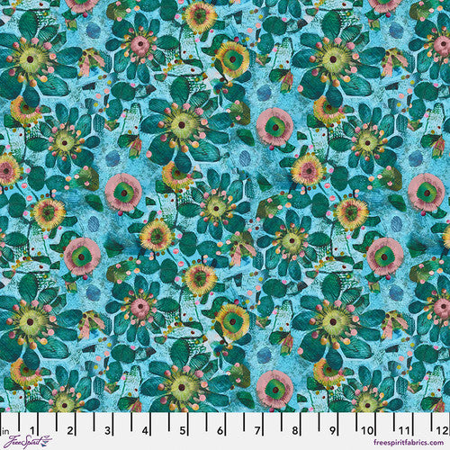 Fleur - L'Heure Bleue - Turquoise