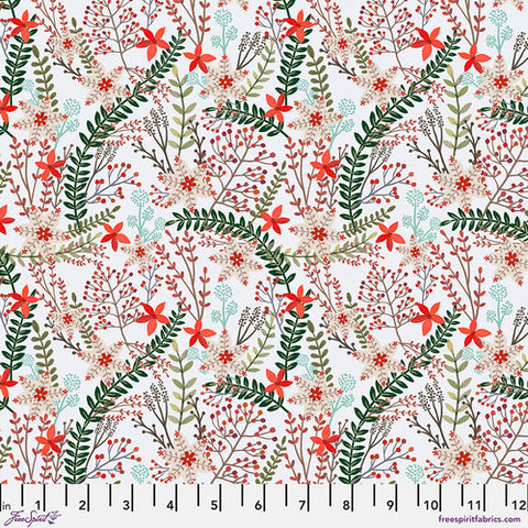 Merry Berries - Christmas Cabin - White