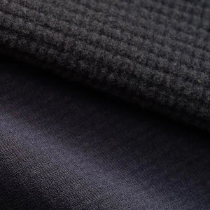 Polartec Black Grid Power Fleece Knit