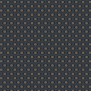 <p><span mce-data-marked="1">This fabric is from Marcus Fabrics and is designed by Pam Buda for the Maple House Collection. This fabric is a navy-blue background with small tan florets.&nbsp;&nbsp;</span></p> <p>&nbsp;</p>