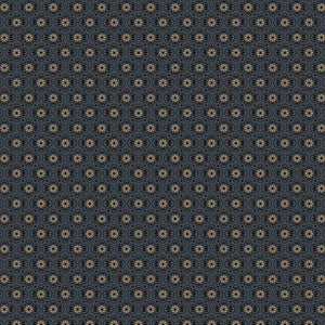 <p><span mce-data-marked="1">This fabric is from Marcus Fabrics and is designed by Pam Buda for the Maple House Collection. This fabric is a navy-blue background with small tan florets.&nbsp;&nbsp;</span></p> <p>&nbsp;</p>