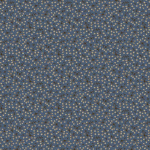 <p><span mce-data-marked="1">This fabric is from Marcus Fabrics and is designed by Pam Buda for the Maple House Collection. This fabric is a denim blue background with small sprigs all over. Details are tan and dark brown.&nbsp;</span></p> <p>&nbsp;</p>