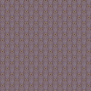 This fabric from Marcus Fabrics is designed by Judie Rothermel for the "I Love Purple" Collection. This fabric is purple with some tan dots and flower petals. Directional.