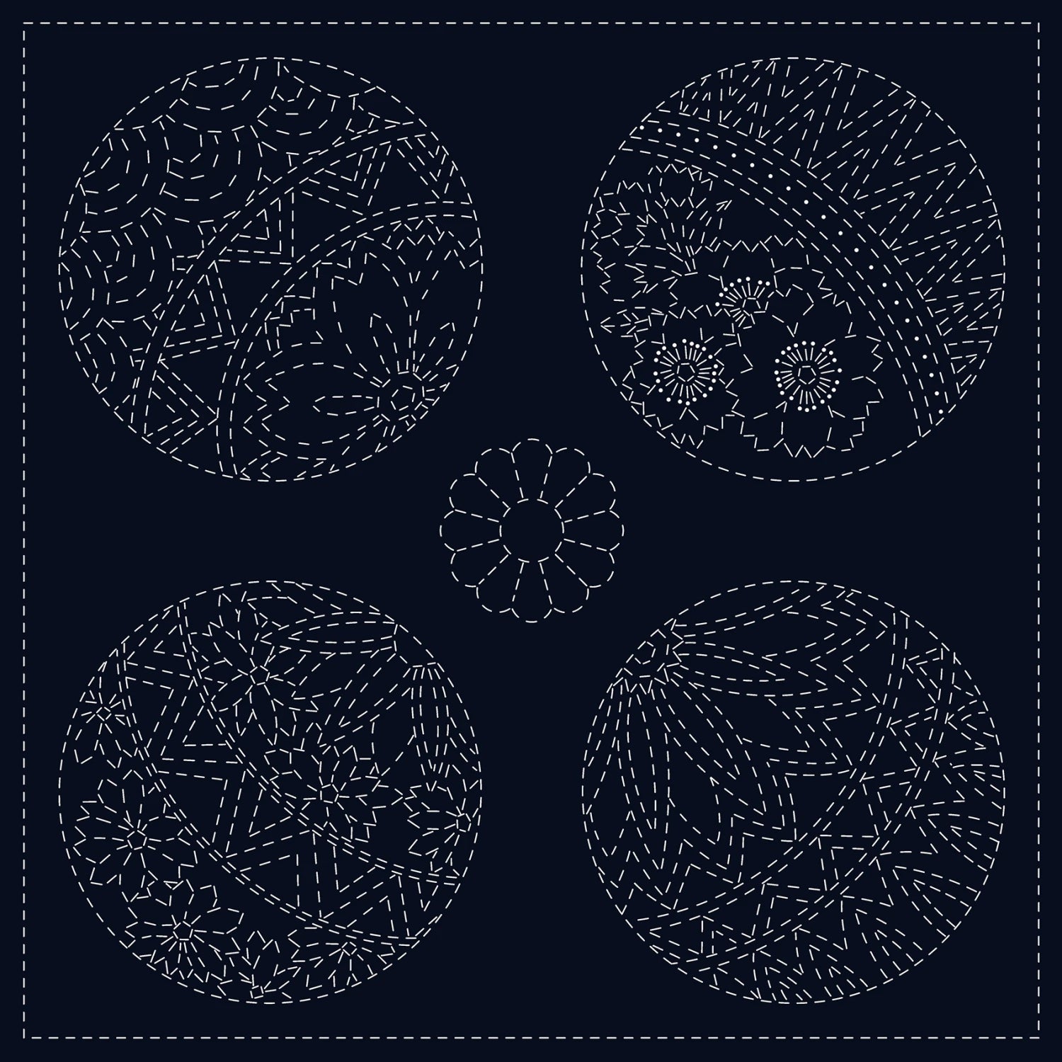 Sashiko Cloth - Temari