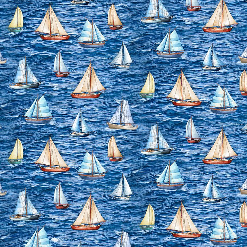 Sailboats in the Sea - Ocean