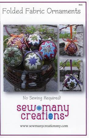 These folded fabric ornaments are so easy & fun to make. And with so many fabrics available now you can really personalize them.  Great to use for a Holiday, Christmas, Easter or any occasion project.