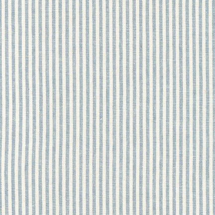 Yarn dyed, linen/rayon blend fabric from House of Linen for Robert Kaufman. Classic Chambray color with bright white.&nbsp;55% LINEN,45% COTTON Width: 43'' wide,&nbsp;5.6 oz. per square yard.