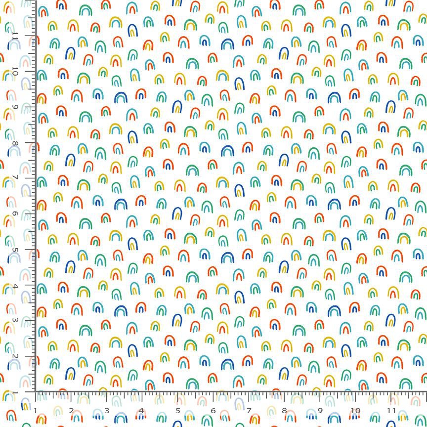 Over The Rainbow - White Flannel