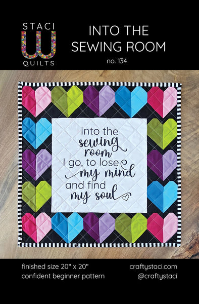 Staci Quilts Patterns with Quote Panel