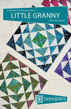Little Granny was inspired by it’s big sister pattern, Granny Squares. Like the bigger version, it is a modern take on traditional crocheted squares. Don’t let the number of fabrics scare you off.