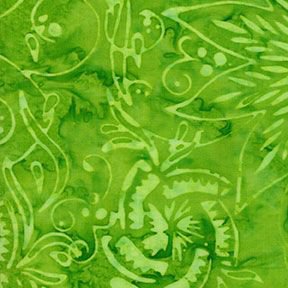 Midnight Florals - Tonga Valley Blossom - Apple Batik