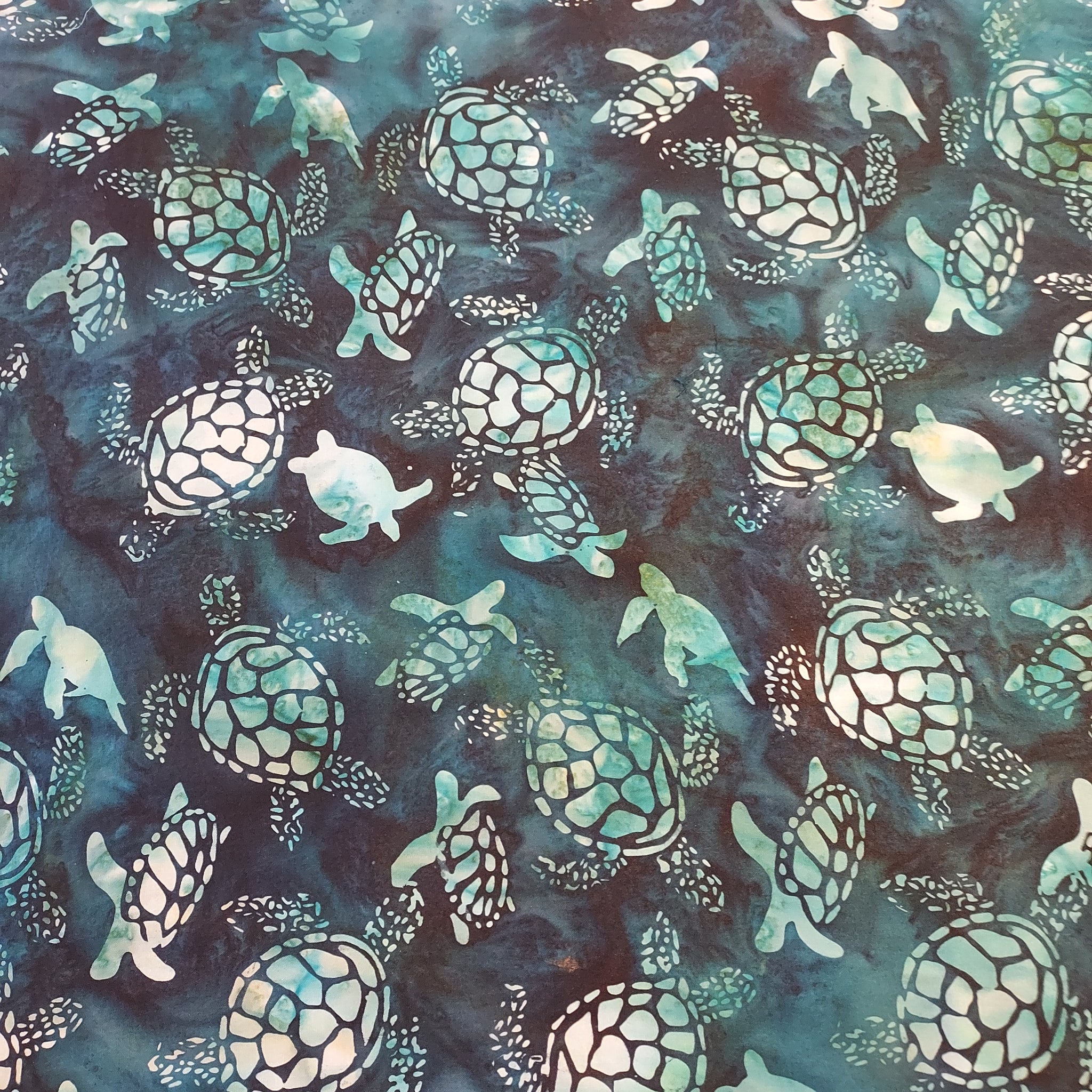 Turtles Bali Batik - Jade – the-sew-op