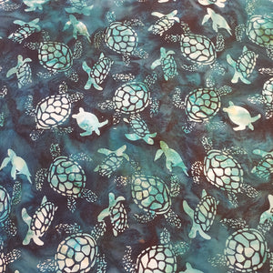 Turtles Bali Batik - Jade