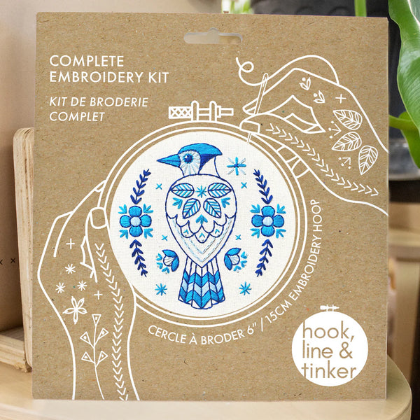 Blue Jay - Embroidery Kit