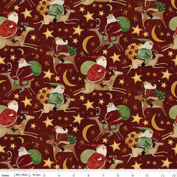 Santa Rides - Cranberry