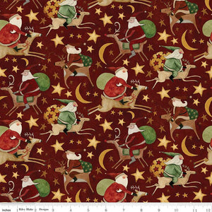 Santa Rides - Cranberry