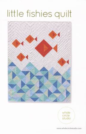 <span>Go Fish! This is a fun, modern pattern that is comprised mostly of half square triangles. This tested pattern contains detailed instructions and diagrams, making it a breeze to piece. Works well with prints, solids or a combination of both!</span><br>