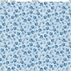 Petal Toss - Blue Harmony - Blue