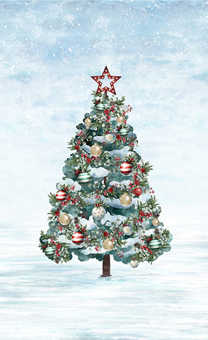 Cozy Tidings Tree Panel