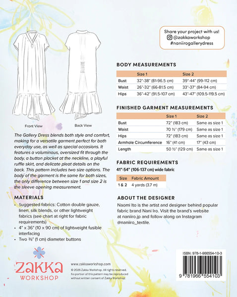 Gallery Dress - Nani Iro