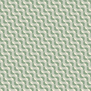 This fabric is from RJR, designed by Ashleigh Fish for the Forest Friends Collection. This fabric is covered in little sage green hedgehogs over a light sage green background. 
