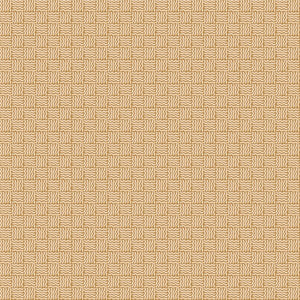 This fabric is covered in brown squares with waves all over. Pretty brown mustard yellow.&nbsp;