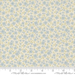 Cottage Charm -  Light Blue Floral
