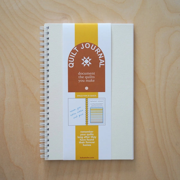 A notebook specifically designed for quilters to help document the quilts you have made. Many of us give our quilts to loved ones and this allows us to keep the memory of what we made without holding on to the quilt. 