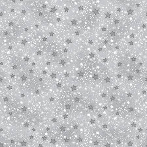 Mini Stars - Gray Flannel