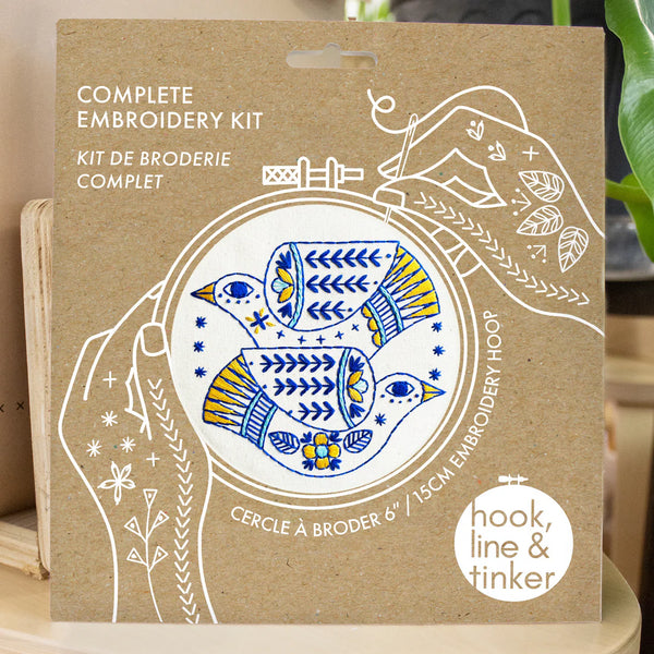 Turtle Doves - Embroidery Kit