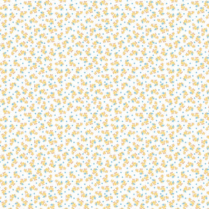 Storytime 30s by the RBD Designers for Riley Blake Designs is great for quilting, apparel and home decor. This print features little yellow ducks on a white background.&nbsp;