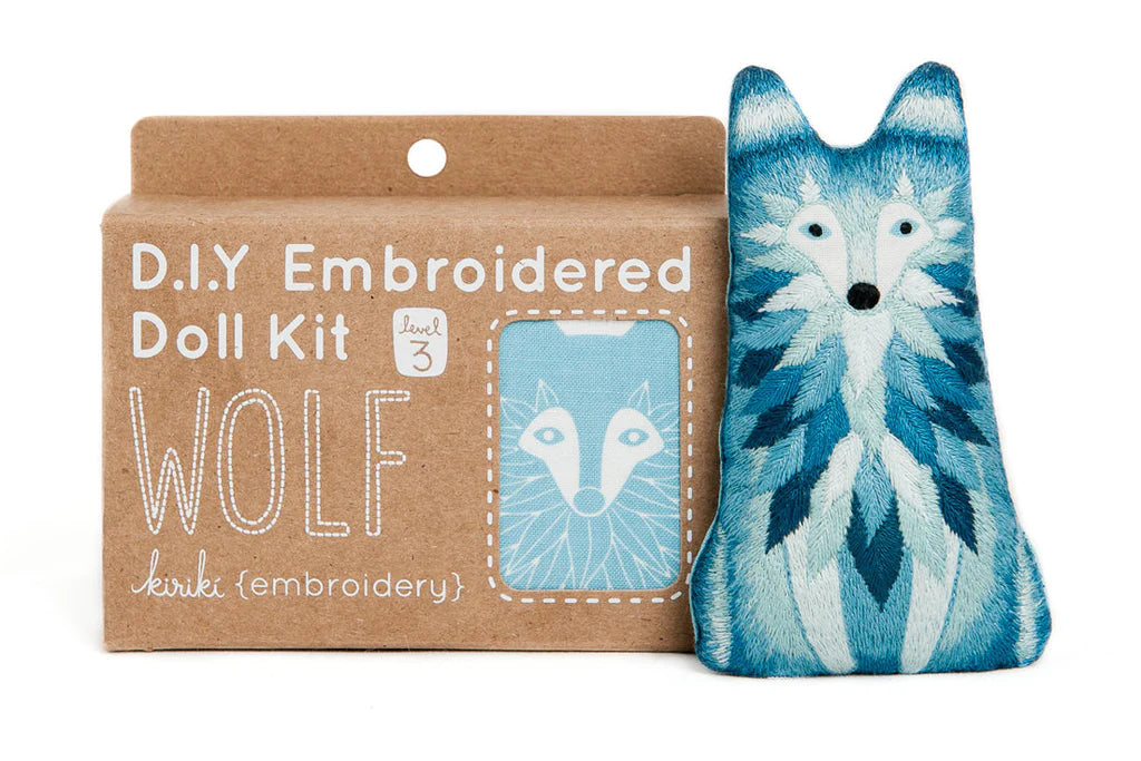Wolf is a Level 3 pattern, using a variety of stitches that cover up most of the pattern surface. Great for adventurous beginners or seasoned stitchers!