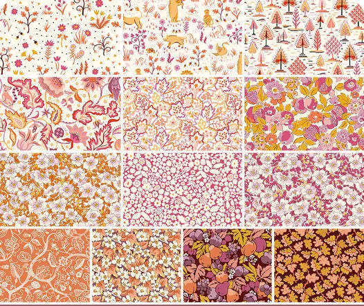 Tree of Life - Liberty - Fat Quarter Bundle - Berry Botanicals