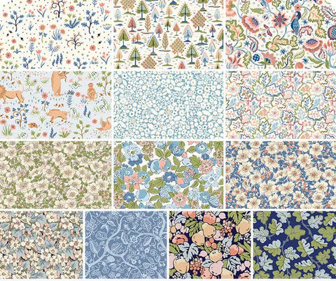 Tree of Life - Liberty - Fat Quarter Bundle - Woodland Pastels