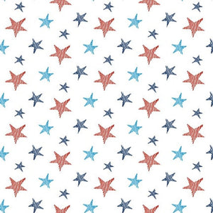 Stars - Liberty for All - White Multi
