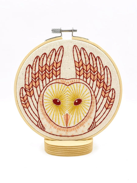 Barn Owl - Embroidery Kit