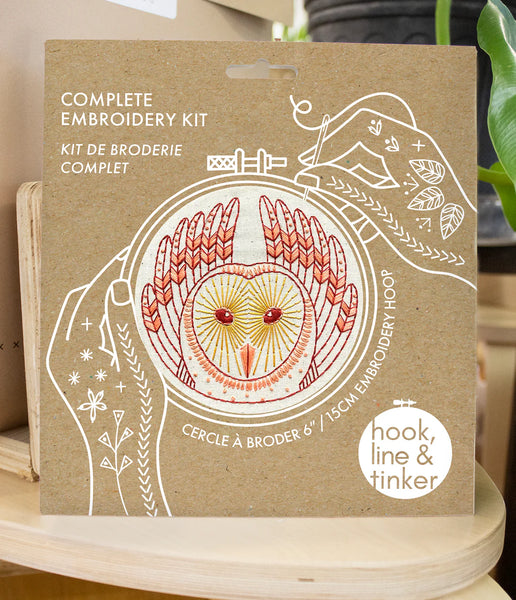 Barn Owl - Embroidery Kit