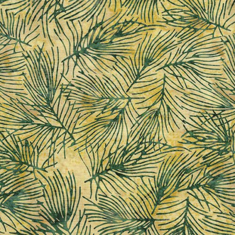 Pine Needle - Yellow Butter Batik