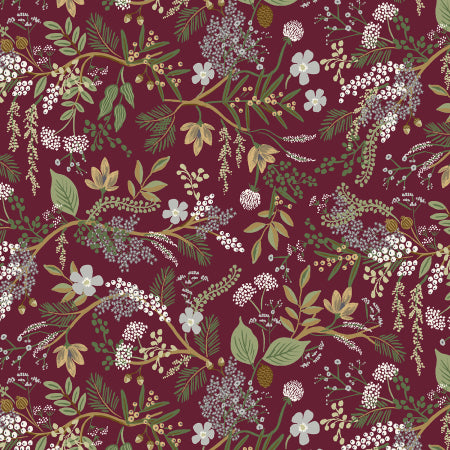 Juniper Forest - English Rose - Burgundy