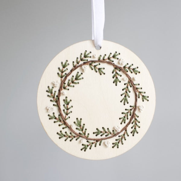 Wood Embroidery - Embroidery DIY Kit
