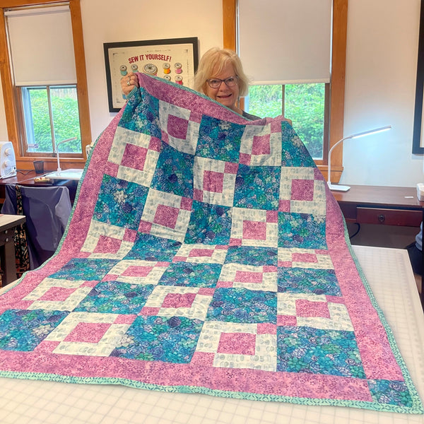 3 yard lap quilt top class
