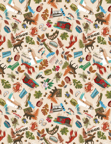 All New England Shop Hop Fabric Collection
