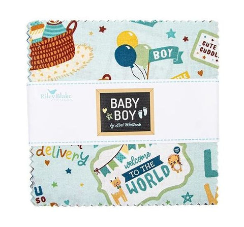 Baby Boy - 42pcs - 5" Squares