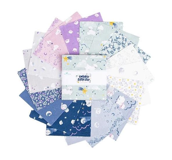 Twinkle Little Star - 42pcs - 5" Squares