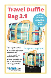 Travel Duffle Bag 2.1 Pattern